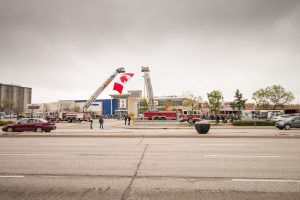 Entrance to The 2016 Ride For Dad - WPG,MB