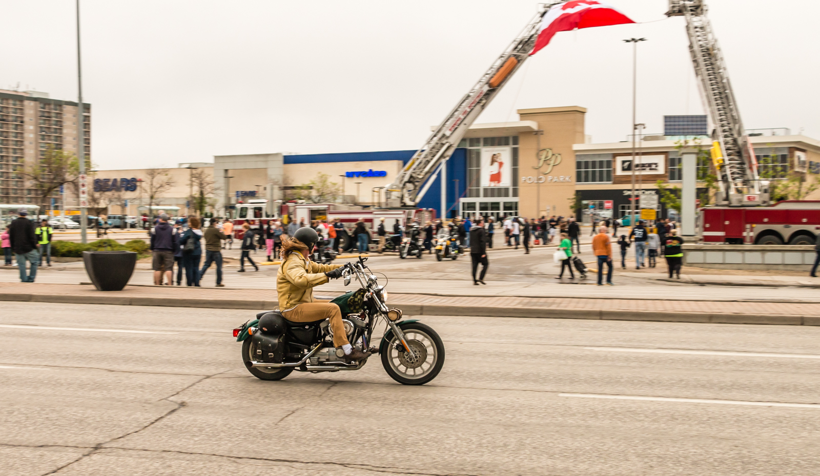 rider on motorcycle riding the wrong way by after the of the 2016 RFD