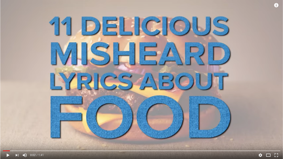 Read more about the article 11 Funny Misheard Lyrics About Food