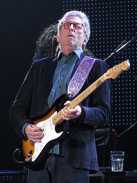 Eric Clapton Playing Guitar