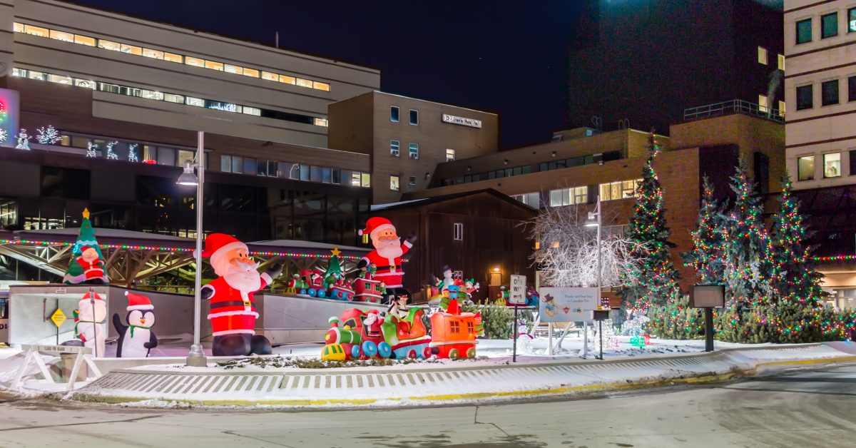 2017 Christmas Display at Health Sciences Centre Winnipeg