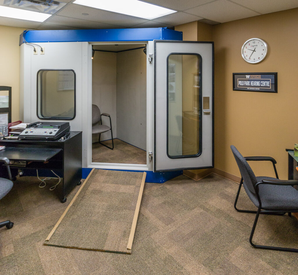 Wheelchair Accessible Hearing Test Booth