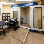 Wheelchair friendly hearing testing both polo park hearing centre at cf polo park mall