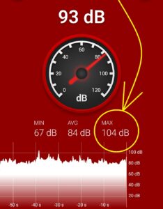 Banjo Bowl 2022 sound levels