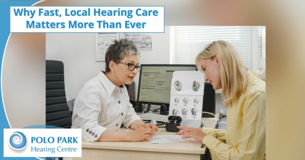 Polo Park hearing fast service in action