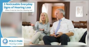 man having difficulty understanding speech - a sure sign of hearing loss